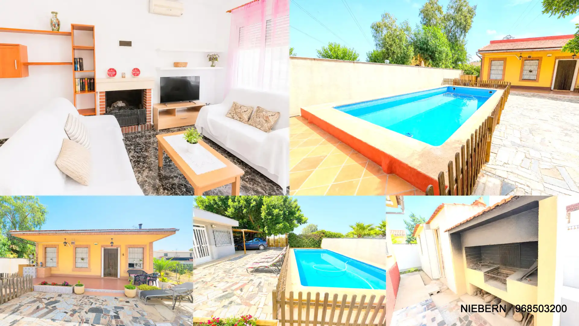 Vista exterior de Casa o xalet en venda en Cartagena amb Aire condicionat, Jardí privat i Terrassa