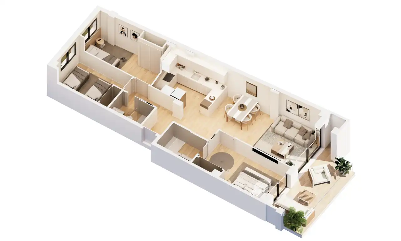 Flat with terrace for sale in Carrer Balmes 19, imagen 2