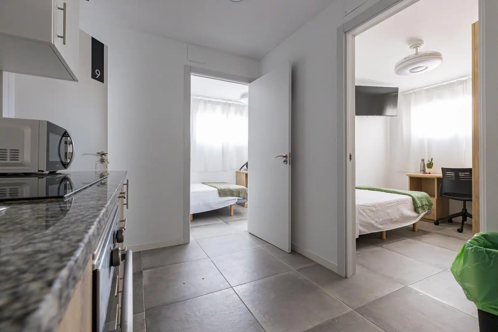 Schlafzimmer von Wohnung zur untervermieten in Murcia mit Klimaanlage, Heizung und Möbliert