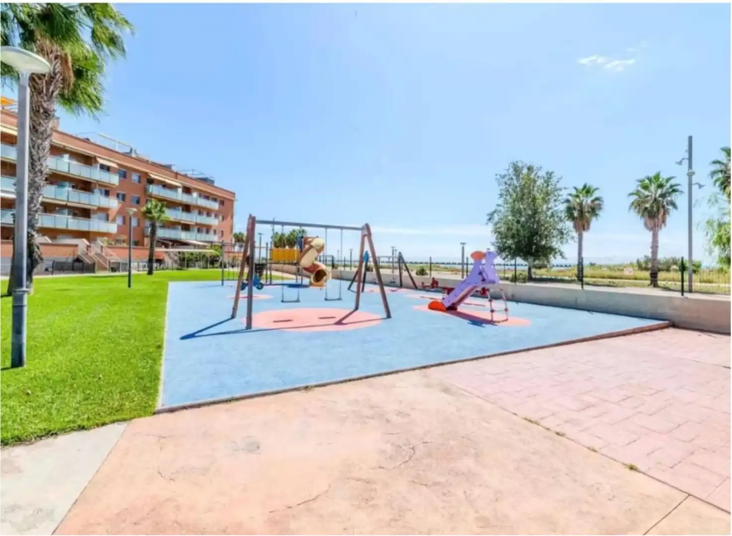 Parking of Flat for sale in Cubelles  with Air Conditioner, Heating and Storage room