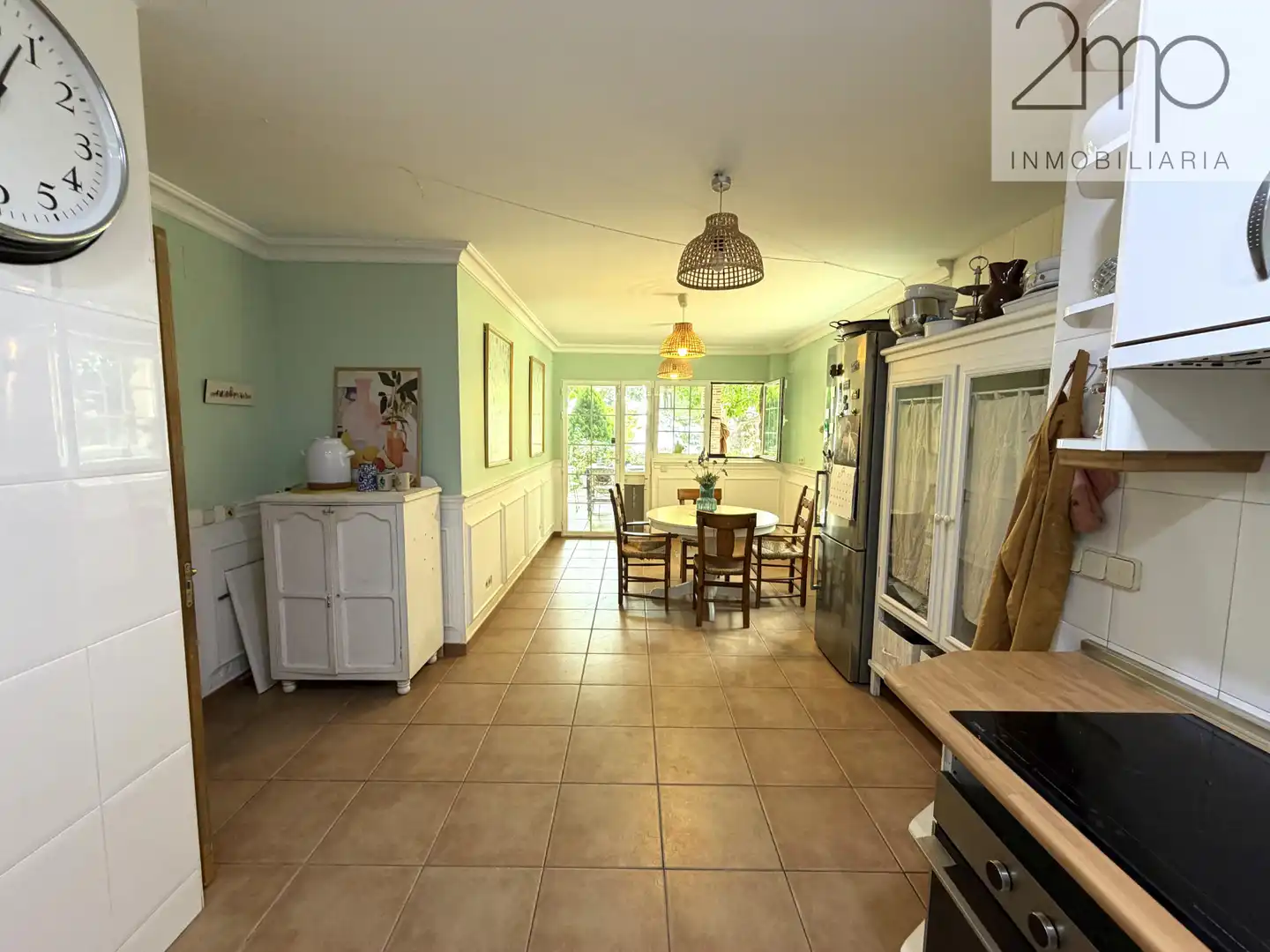 Küche von Haus oder Chalet zur Miete in Manzanares El Real mit Heizung, Privatgarten und Parkett