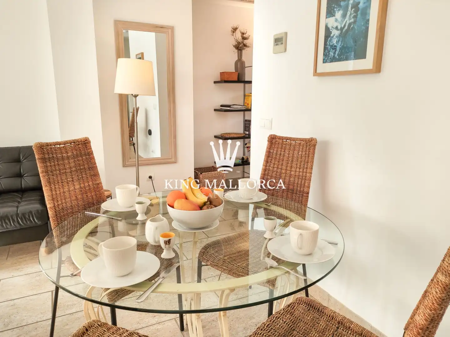 Comedor de Apartamento de alquiler en Calvià con Aire acondicionado, Calefacción y Terraza