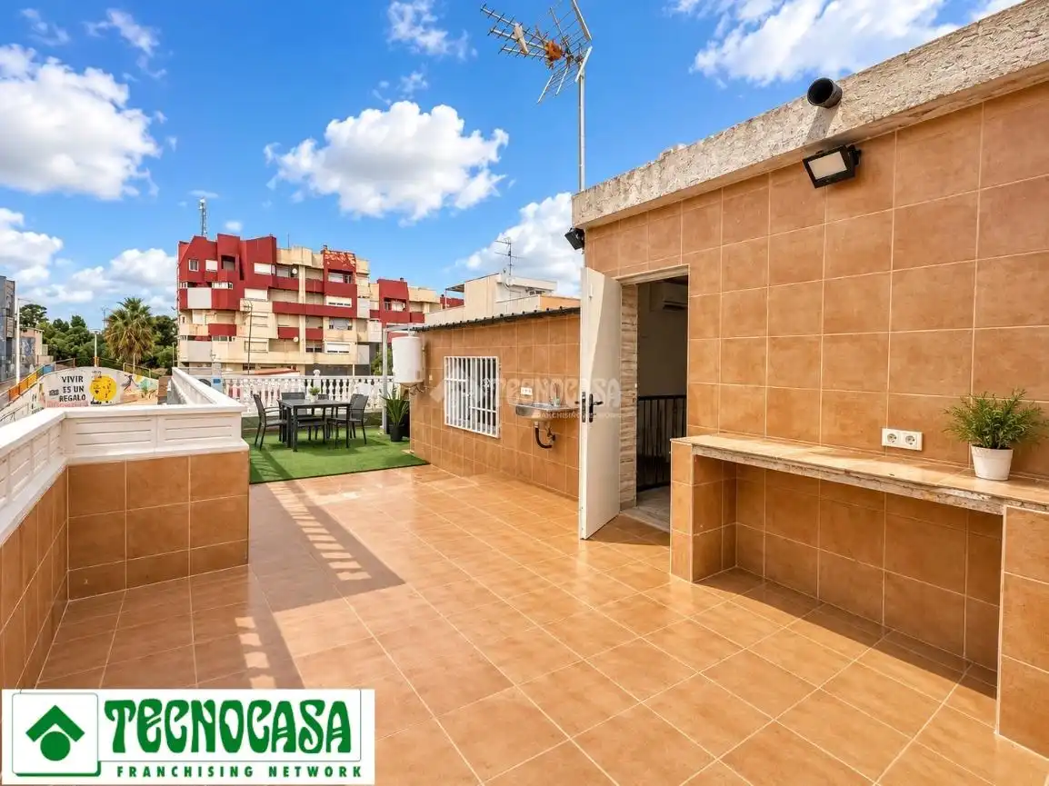 Terraza de Casa adosada en venta en San Francisco