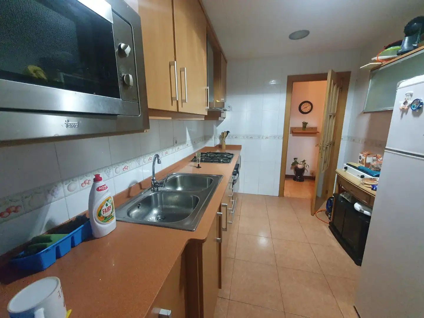 Cocina de Piso de alquiler en Mollet del Vallès con Amueblado y Balcón