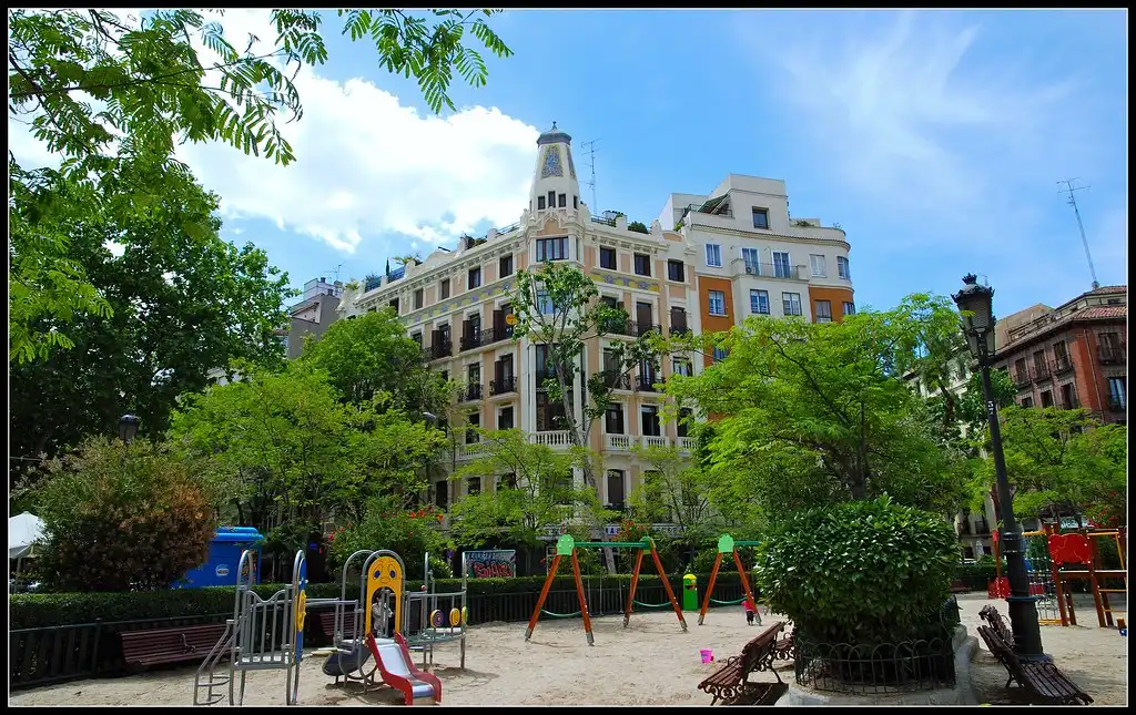 Vista exterior de Piso en venta en Madrid con Aire acondicionado, Calefacción y Jardín privado