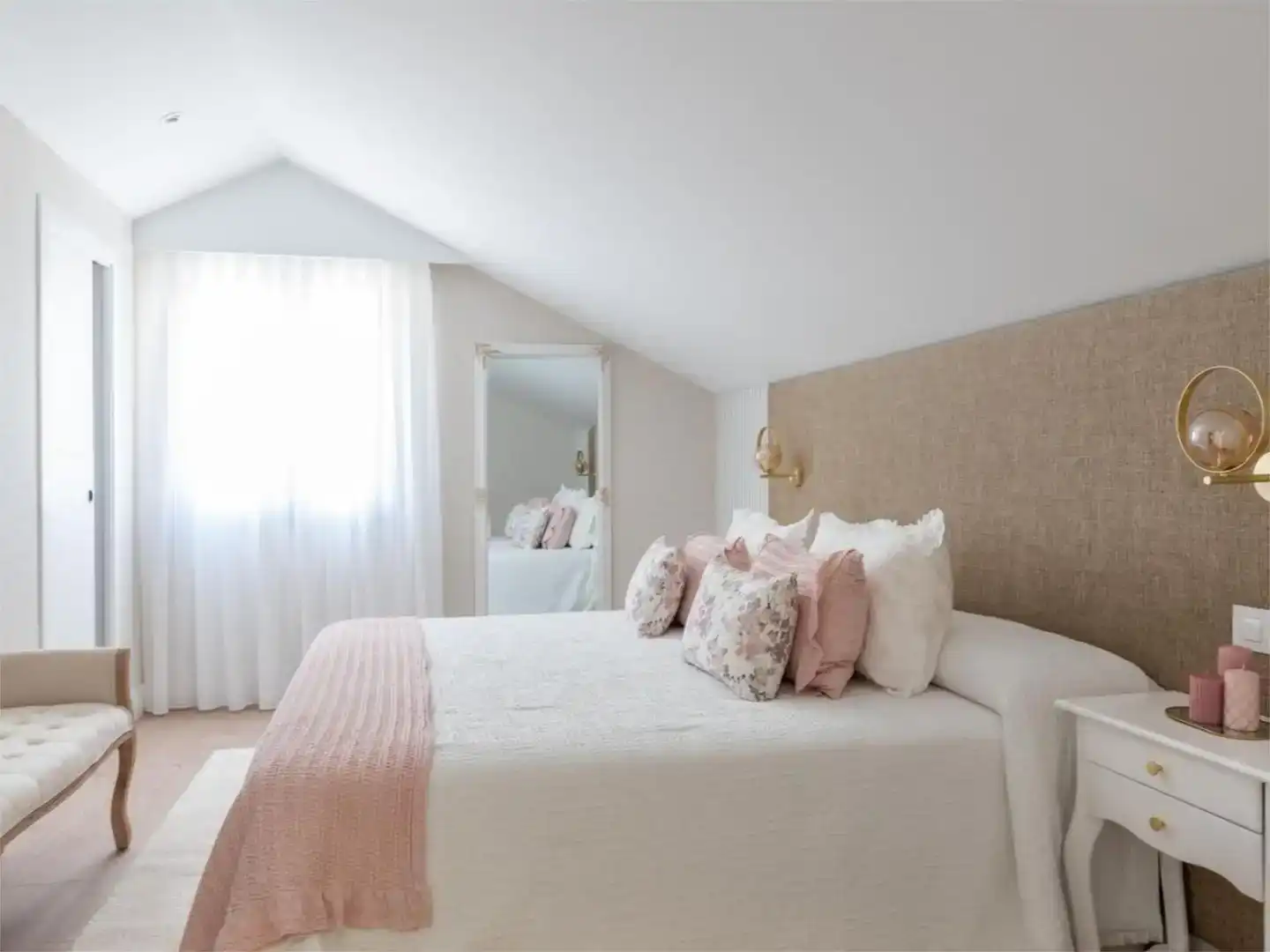 Habitación de Casa o chalet de alquiler en Vilagarcía de Arousa con Aire acondicionado, Jardín privado y Amueblado