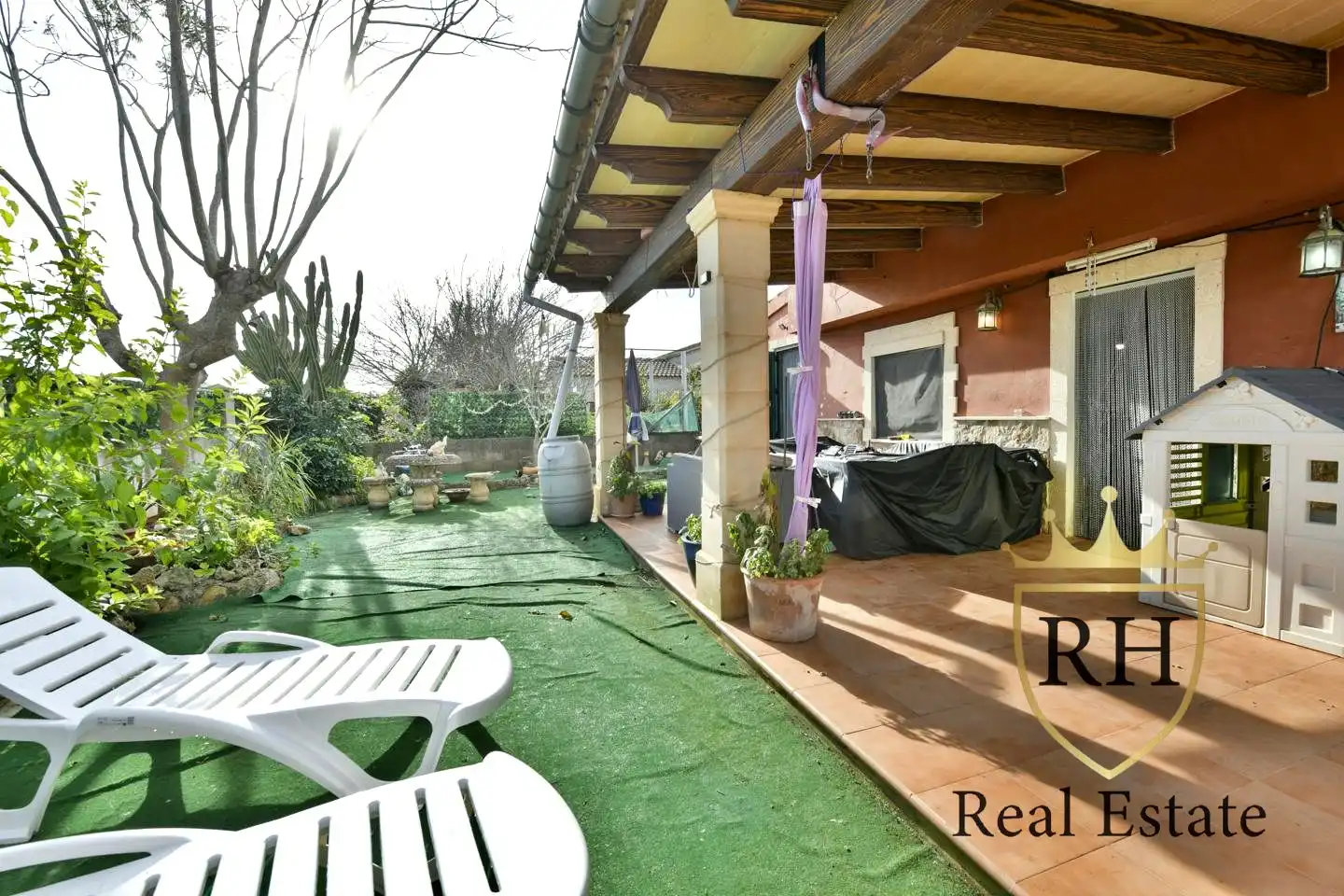 Jardín de Casa o chalet en venta en Algaida con Jardín privado, Terraza y Trastero
