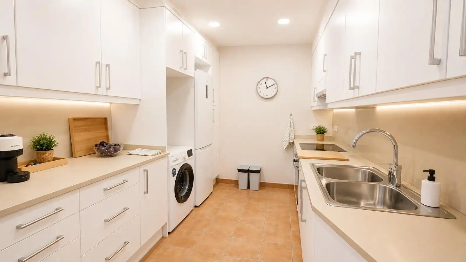 Kitchen of Apartments for rent in Tossa de Mar  with Air Conditioner, Heating and Parquet flooring