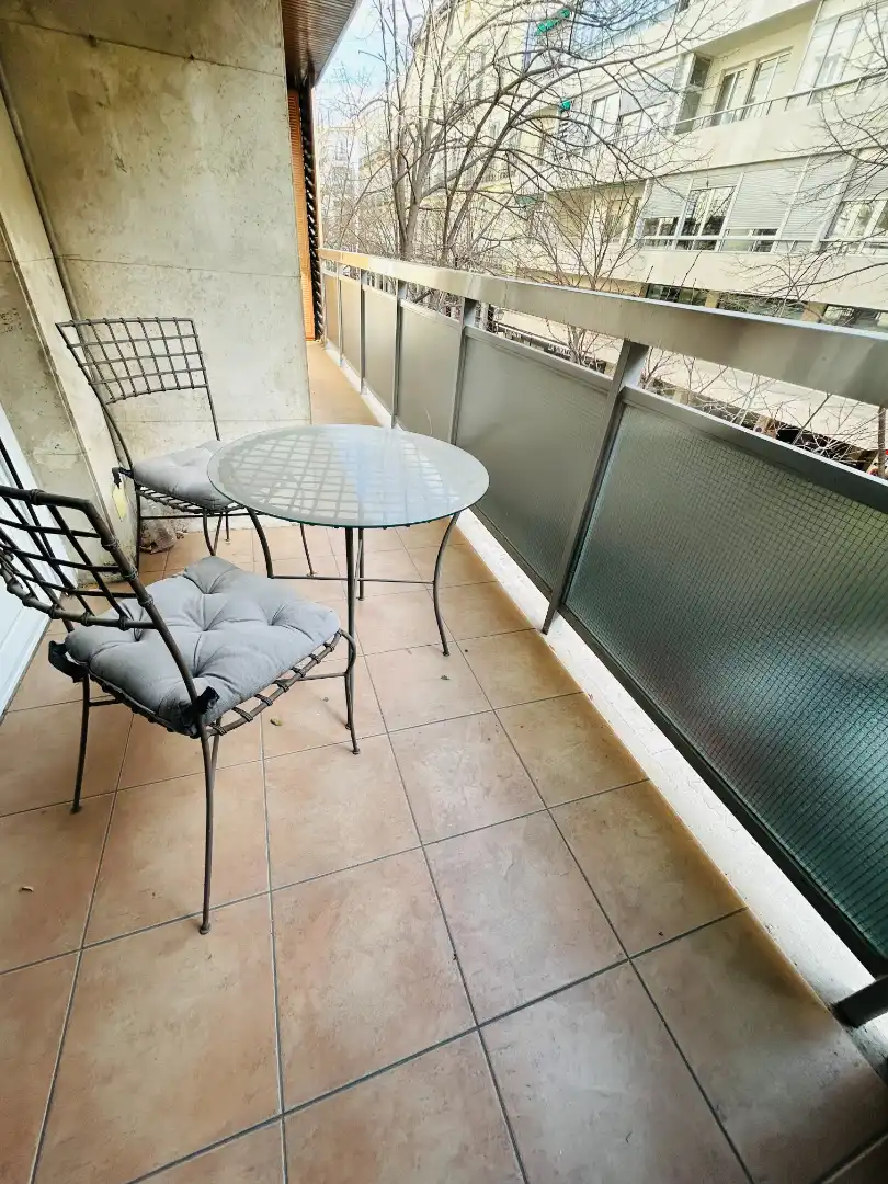 Terraza de Piso de alquiler en Madrid con Aire acondicionado, Calefacción y Parquet
