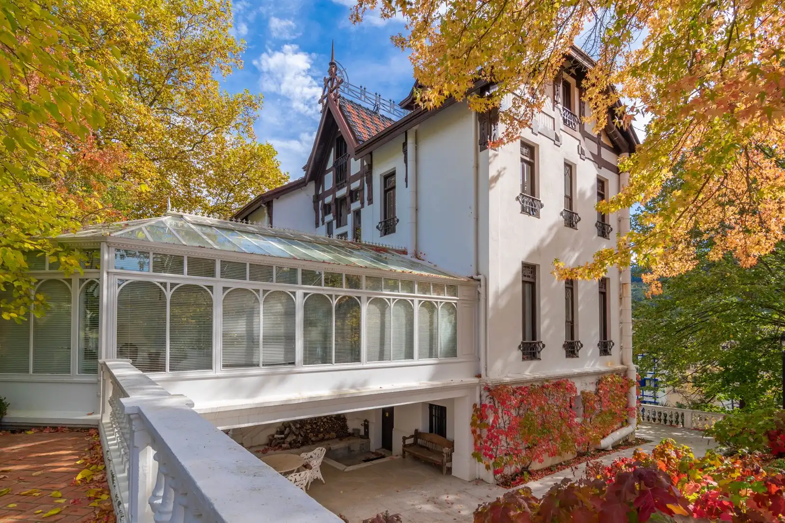 Vista exterior de Finca rústica en venta en Gordexola con Calefacción, Jardín privado y Terraza
