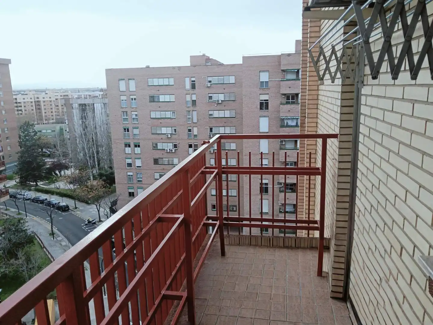 Balcony of Flat for sale in Zaragoza  with Heating, Terrace and Furnished