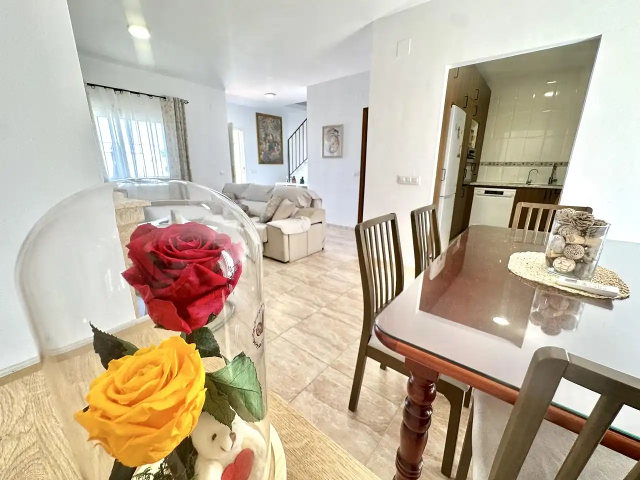 Comedor de Casa adosada en venta en Fuente de Piedra con Aire acondicionado, Terraza y Piscina comunitaria