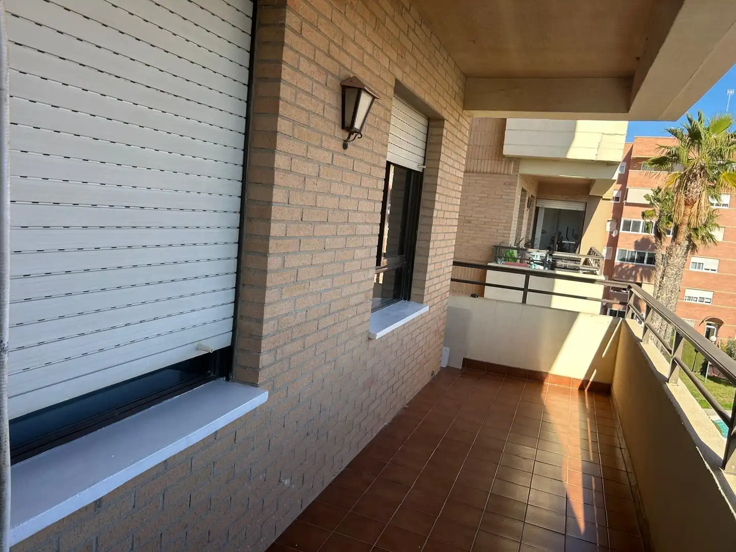 Balcony of Flat for rent in Elche / Elx  with Air Conditioner, Heating and Parquet flooring
