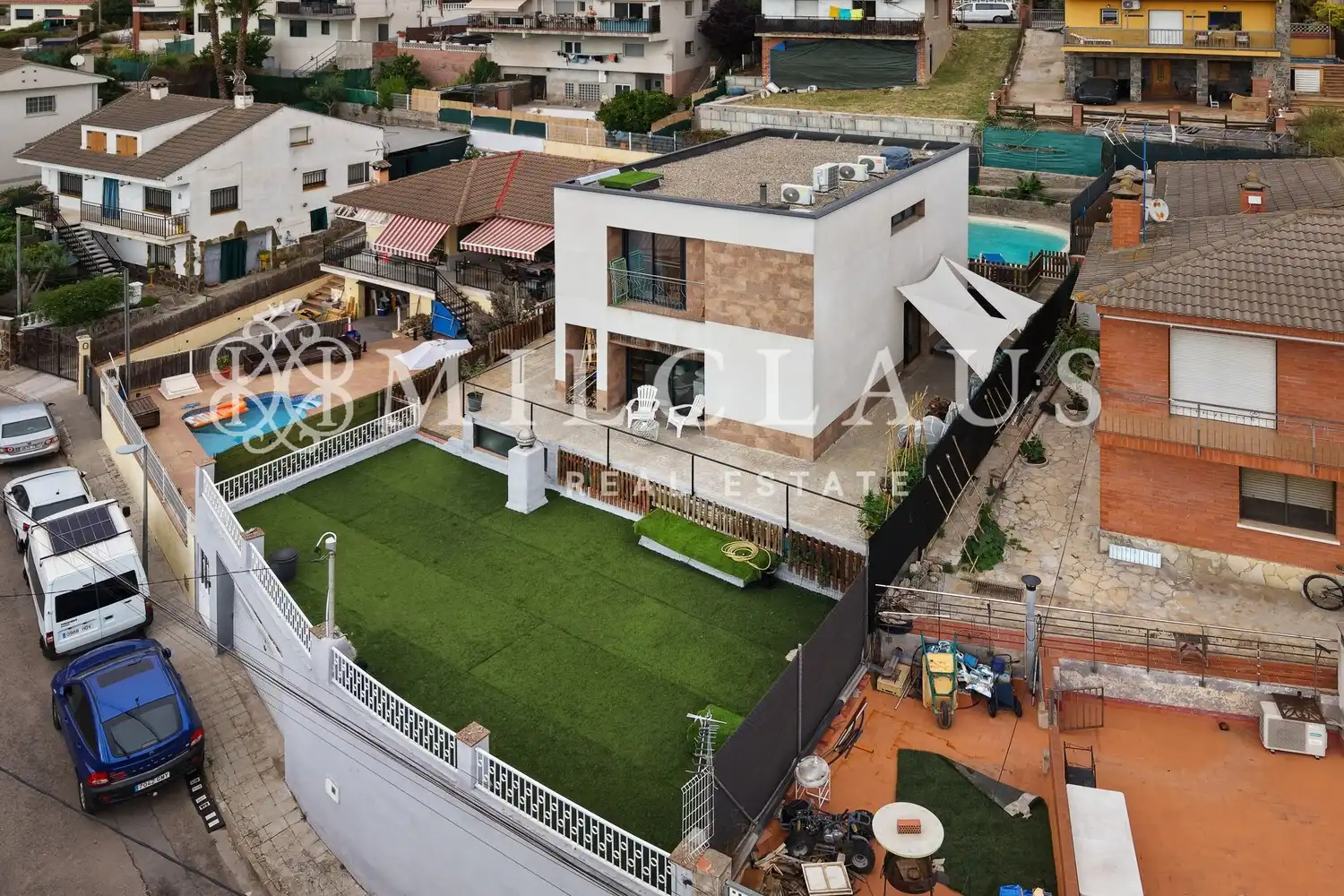 Terrasse von Haus oder Chalet zum Verkauf in Lliçà d'Amunt mit Klimaanlage, Heizung und Privatgarten