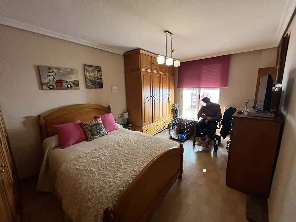 Bedroom of Flat for sale in Albacete  with Air Conditioner, Heating and Terrace