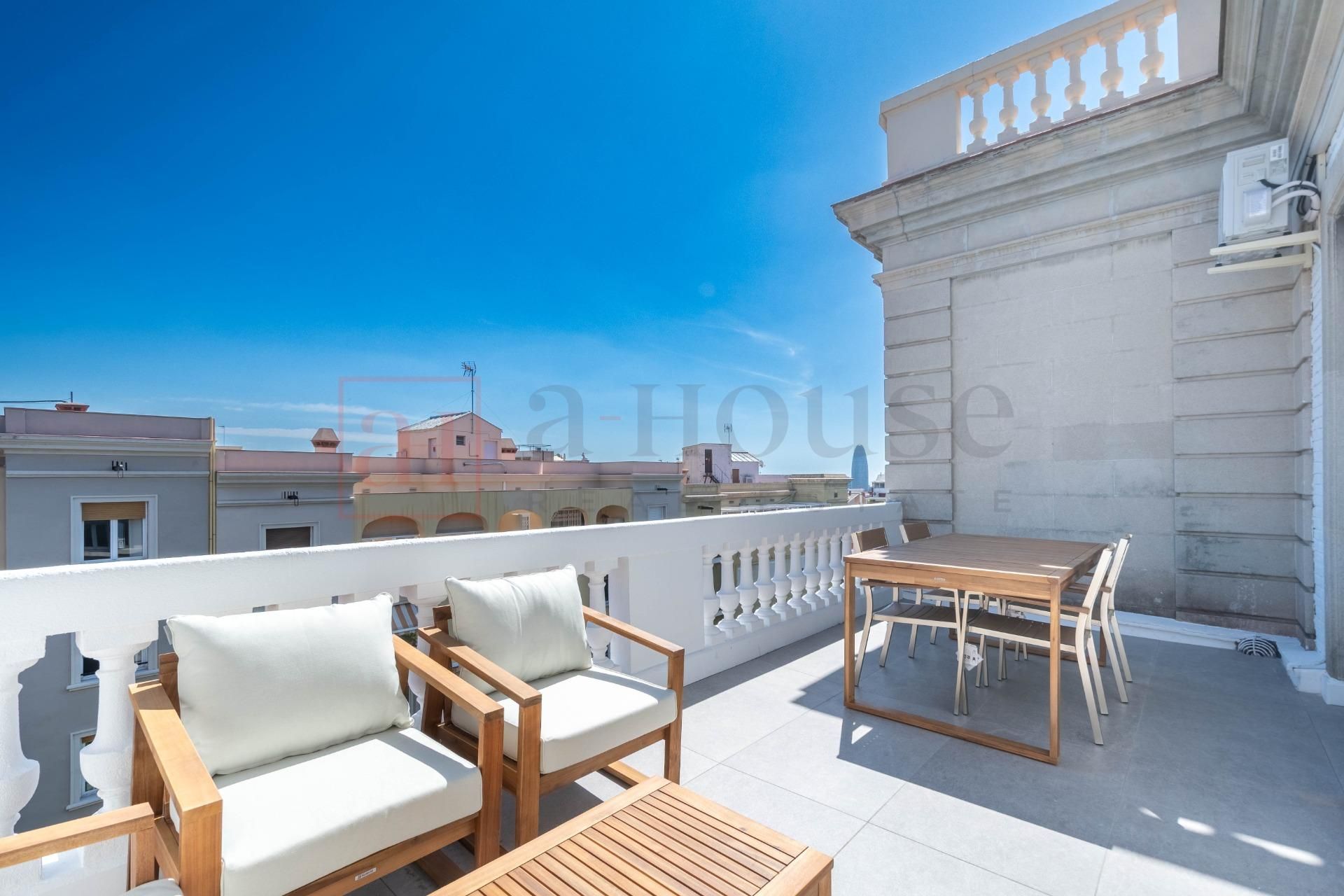 Terrassa de Àtic en venda en  Barcelona Capital amb Aire condicionat, Calefacció i Parquet