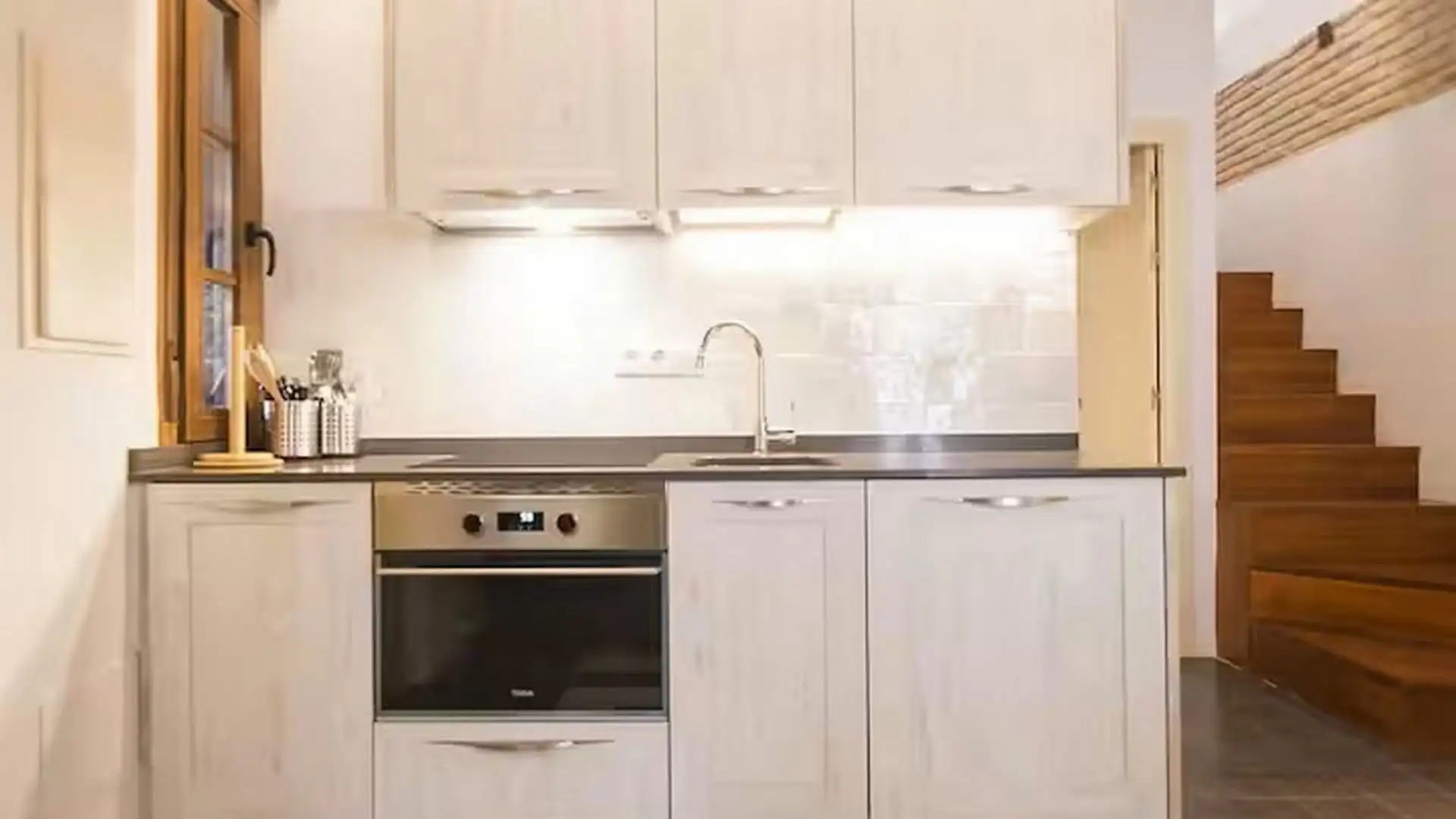 Kitchen of Apartments for rent in  Toledo Capital  with Air Conditioner, Heating and Private garden