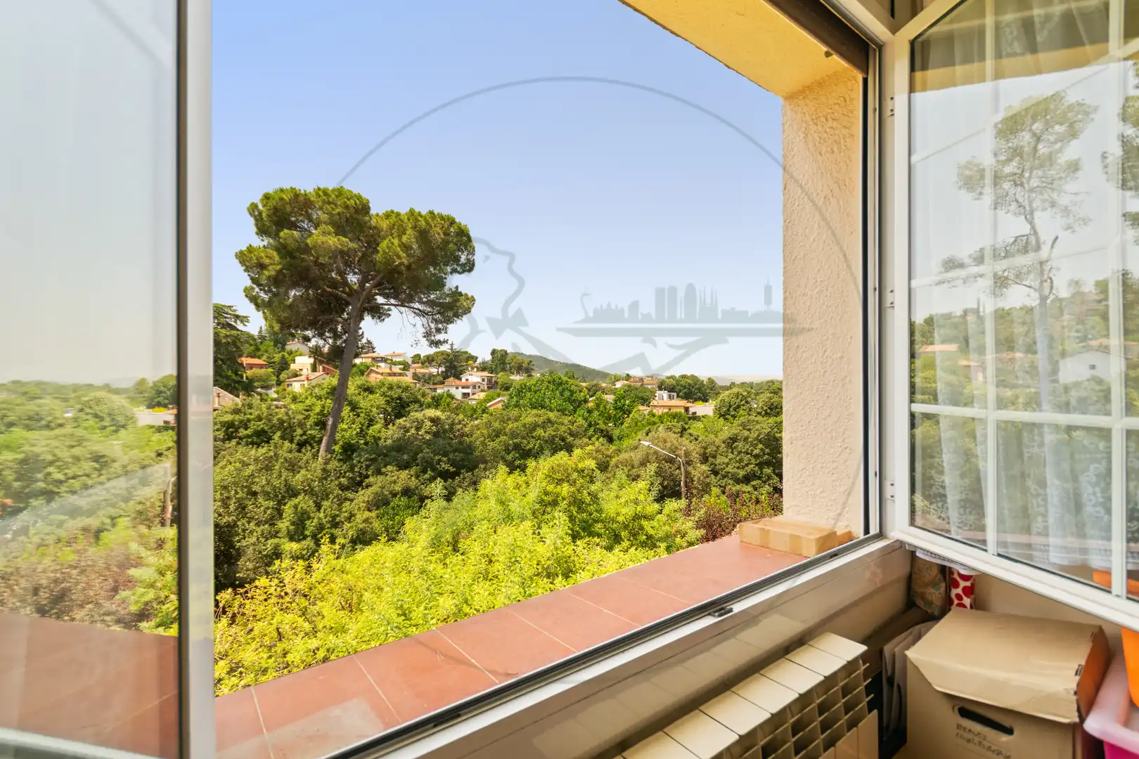 Balcony of Houses for sale in Sant Cugat del Vallès  with Heating, Private garden and Parquet flooring