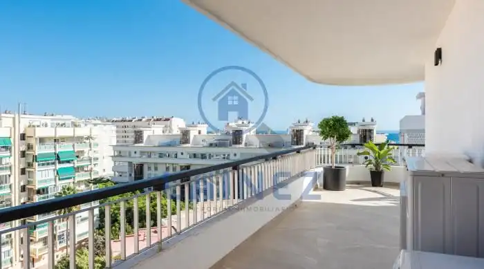 Terrasse von Dachboden zum Verkauf in Marbella mit Klimaanlage, Heizung und Terrasse