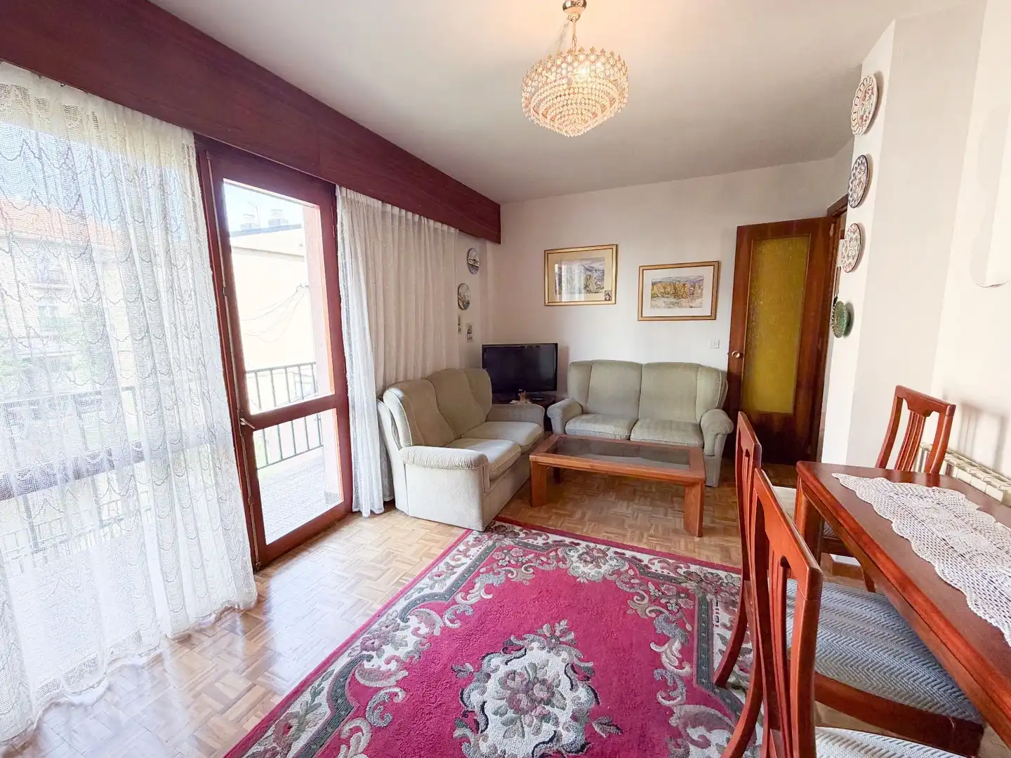 Sala de estar de Piso en venta en El Escorial con Terraza