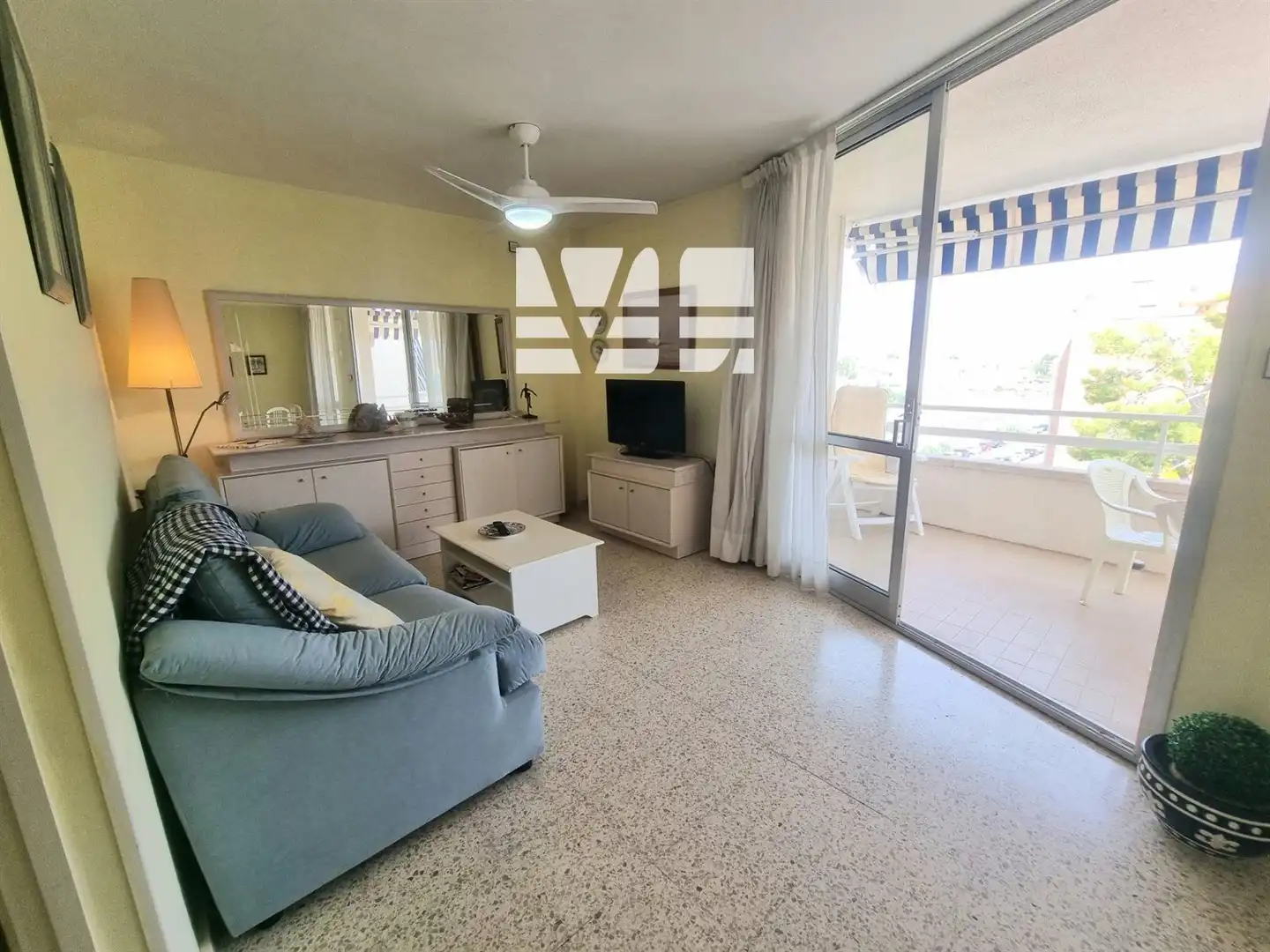 Sala de estar de Piso en venta en Torredembarra con Aire acondicionado, Calefacción y Terraza