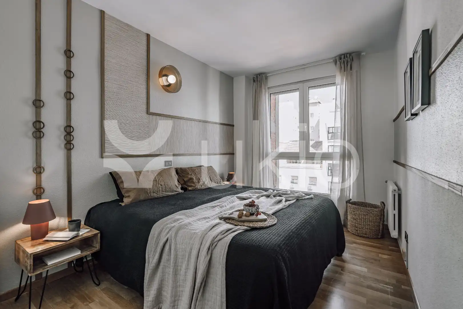 Habitación de Apartamento de alquiler en Madrid con Aire acondicionado, Calefacción y Amueblado