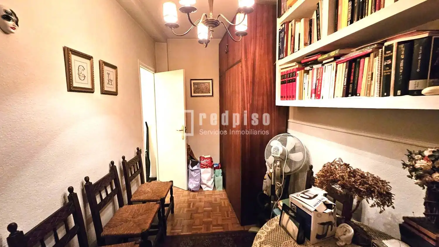 Bedroom of Flat for sale in Madrid  with Heating, Parquet flooring and Terrace