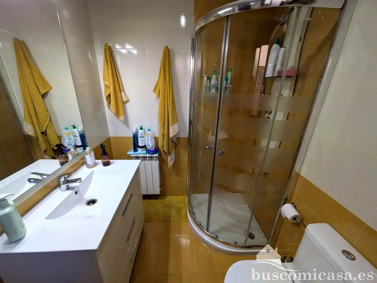 Bathroom of Flat for rent in Linares  with Air Conditioner, Terrace and Furnished