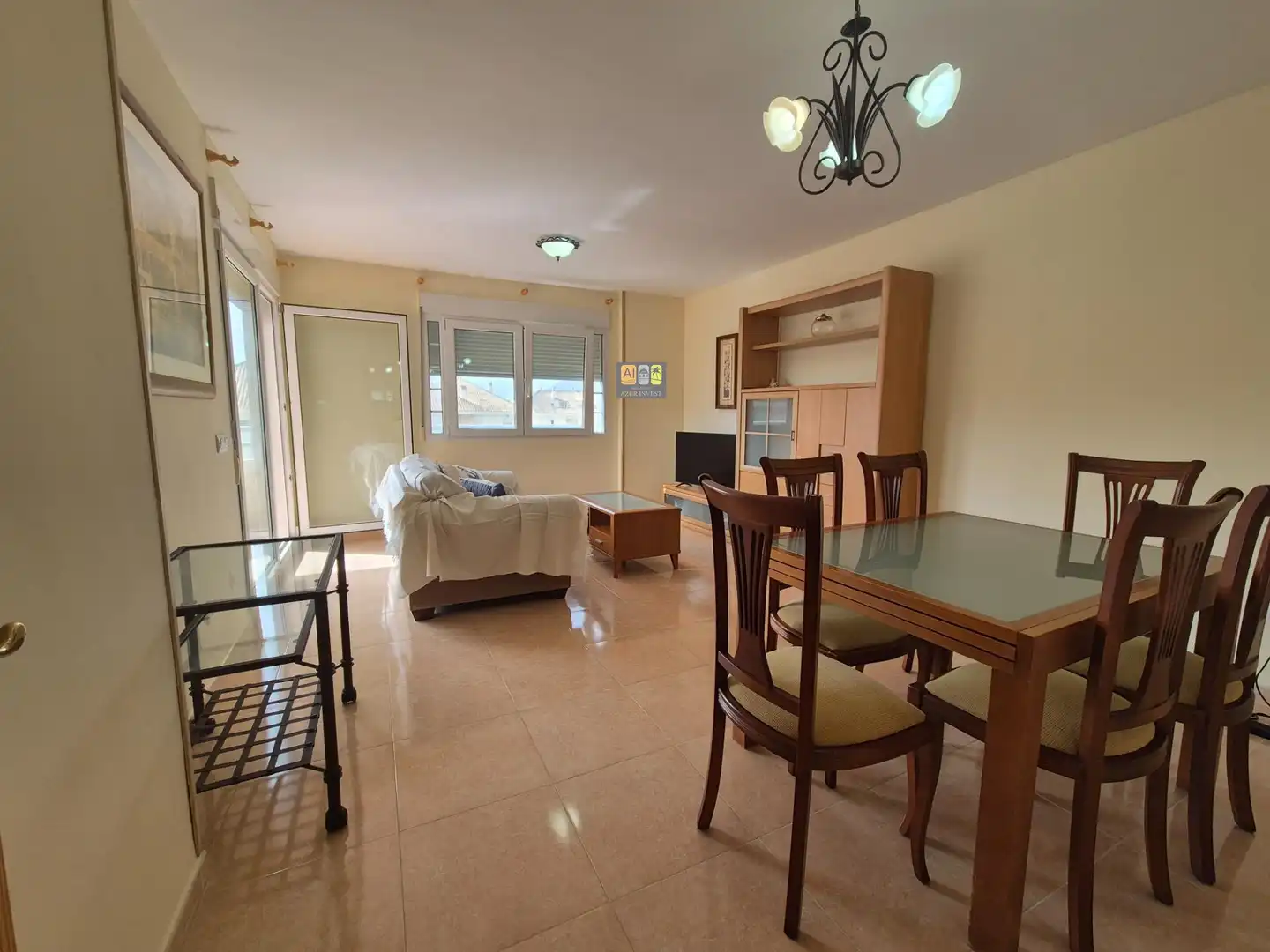 Wohnzimmer von Wohnung zur Miete in Altea mit Terrasse und Möbliert