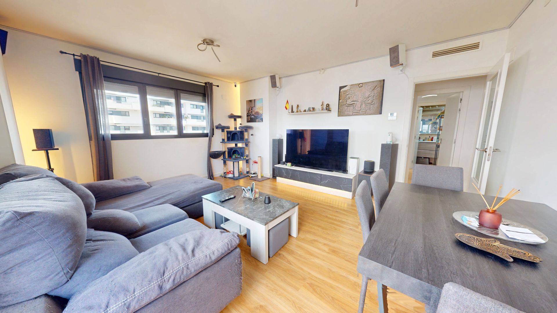 Sala de estar de Piso en venta en Alicante / Alacant con Aire acondicionado, Calefacción y Terraza