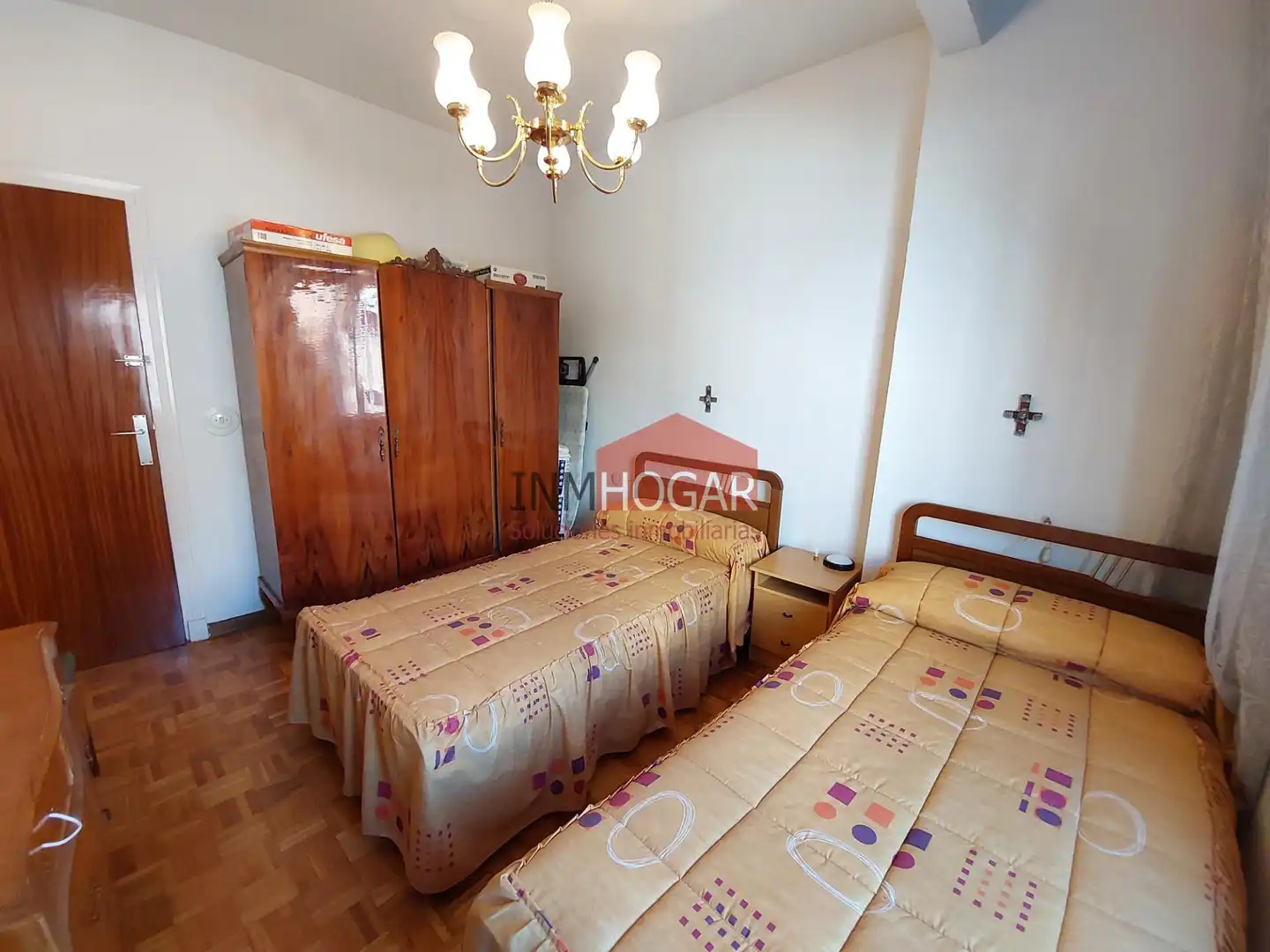 Bedroom of Flat for sale in Ávila  with Heating, Parquet flooring and Terrace