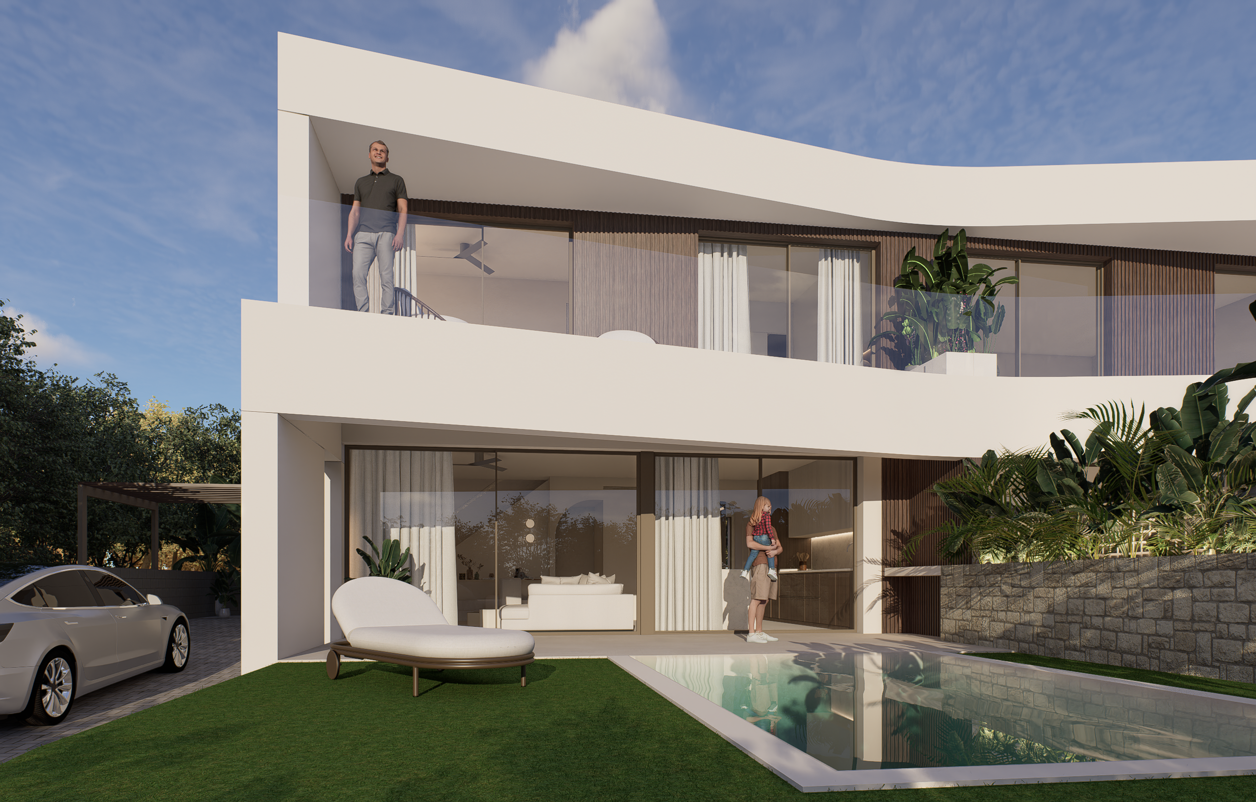 Vista exterior de Casa o xalet en venda en Santa Pola amb Calefacció, Jardí privat i Terrassa