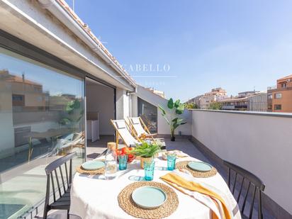 Terrace of Duplex for sale in Terrassa  with Air Conditioner, Heating and Parquet flooring