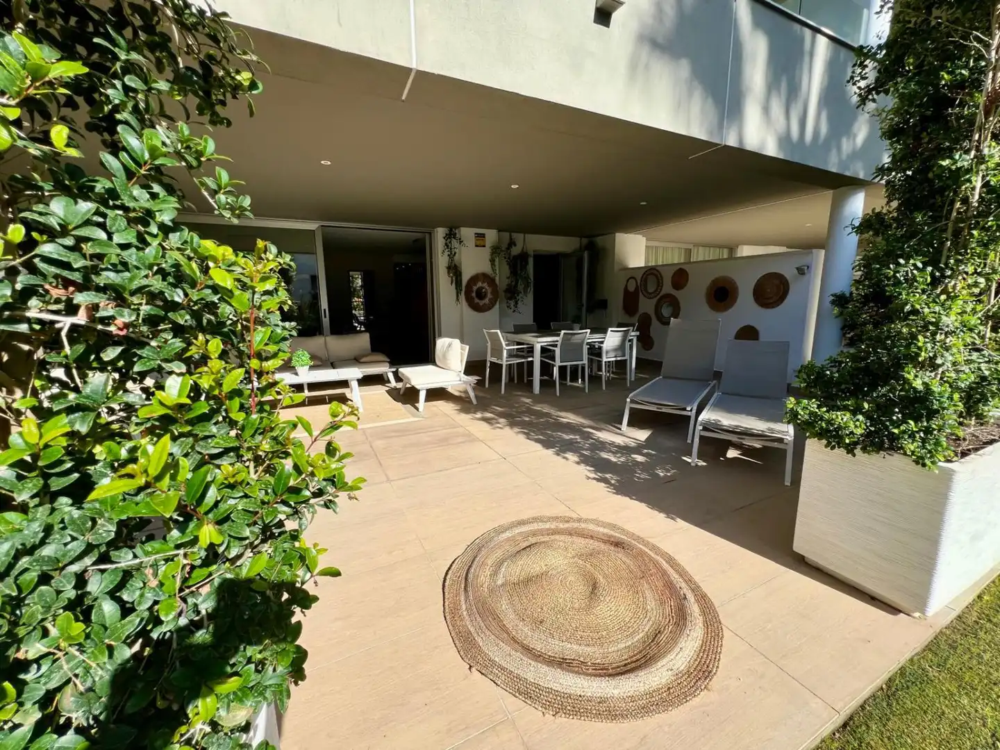 Terrace of Apartments for rent in Marbella  with Air Conditioner, Heating and Furnished