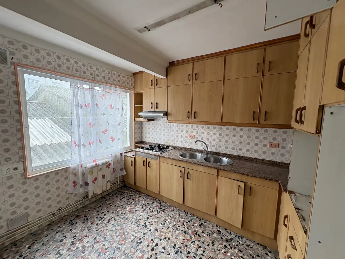 Kitchen of Flat for sale in Ferrol  with Heating and Balcony