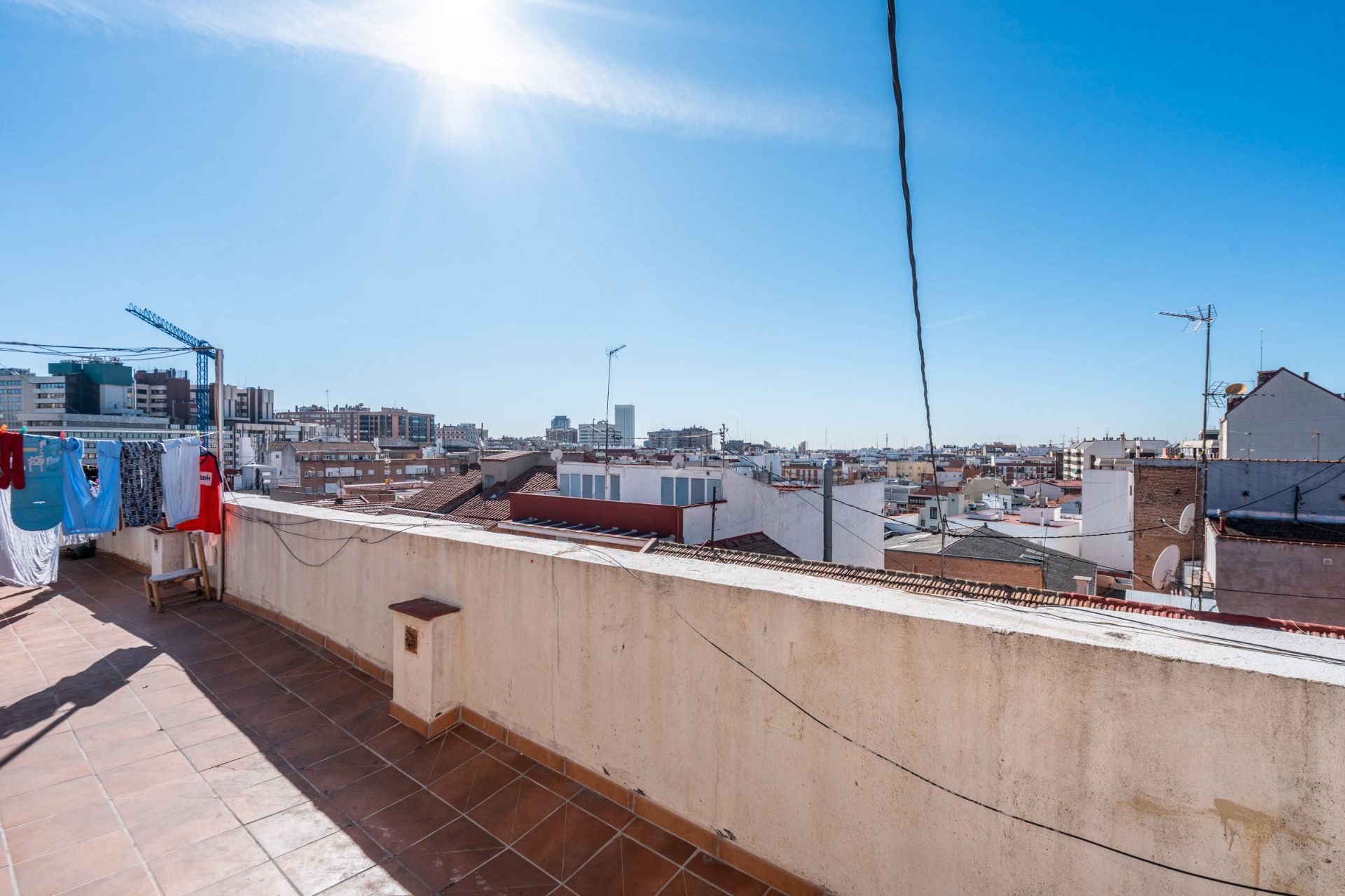 Vista exterior de Ático en venta en  Madrid Capital con Aire acondicionado, Calefacción y Terraza
