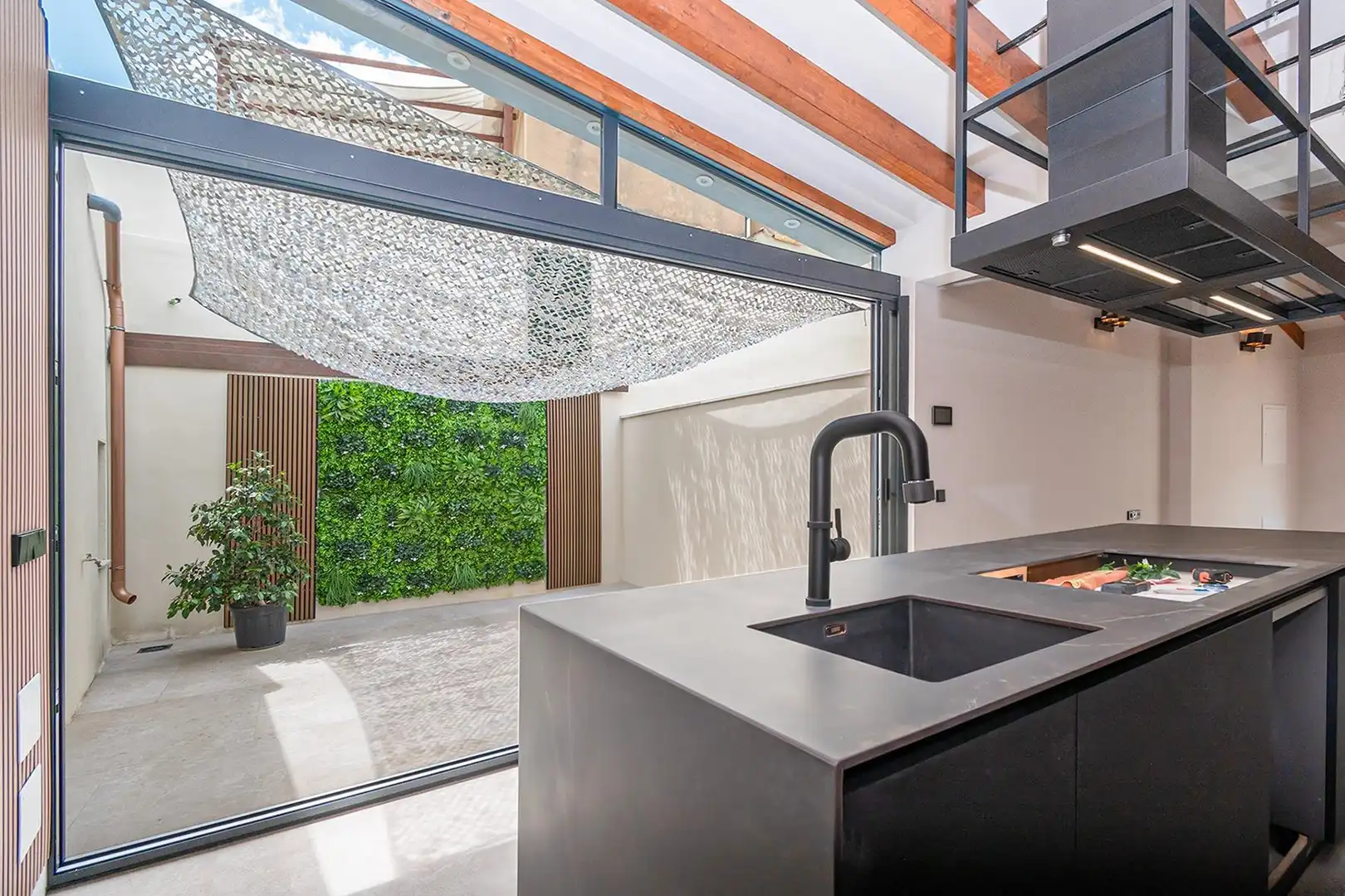 Kitchen of Ground floor for rent in Selva  with Air Conditioner, Heating and Terrace