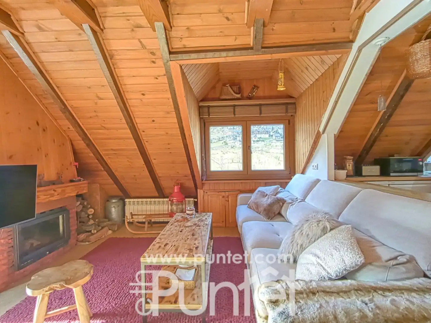 Sala de estar de Dúplex en venta en Vielha e Mijaran con Calefacción, Terraza y Balcón