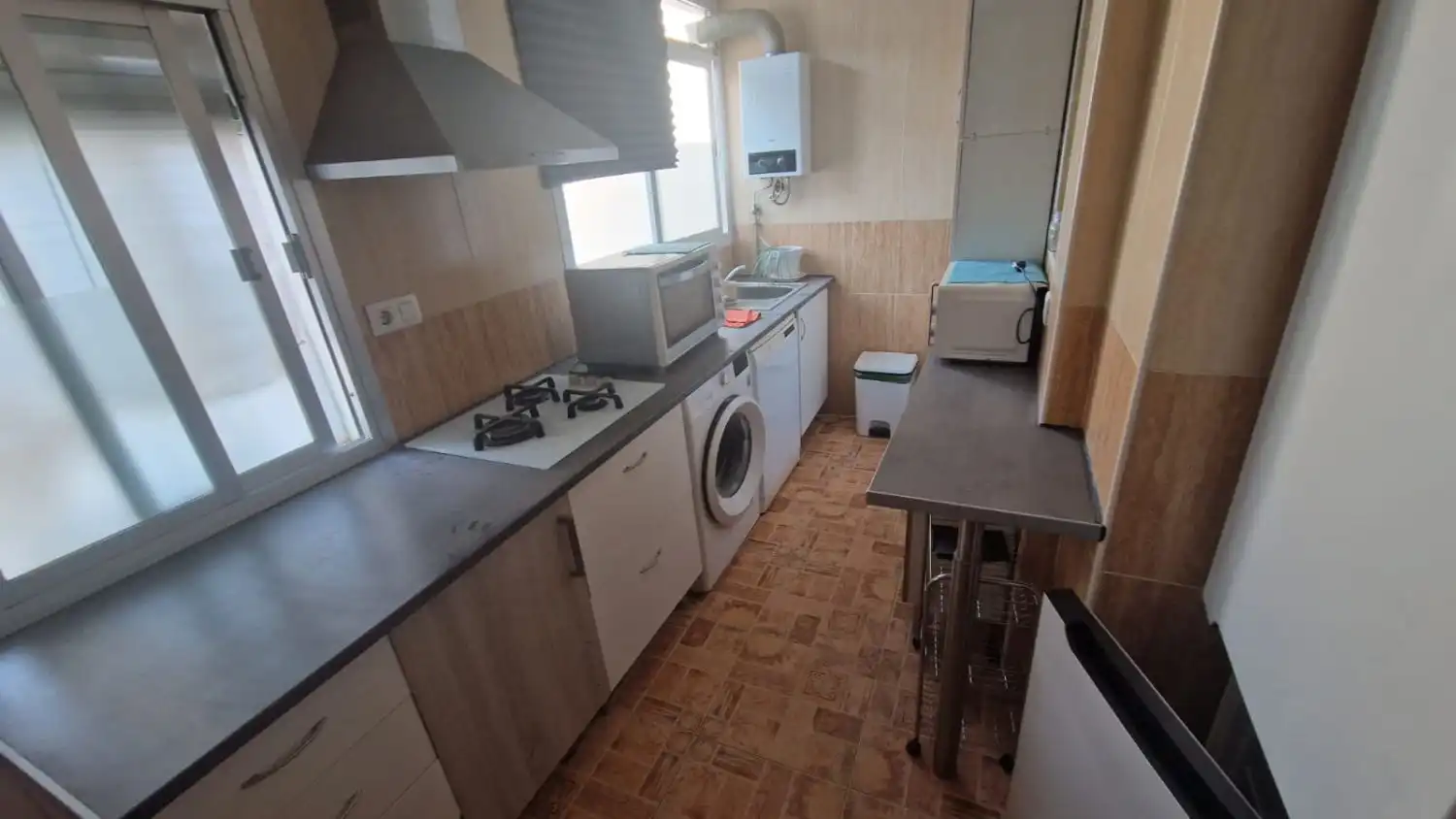 Cocina de Piso de alquiler en Jaén con Aire acondicionado, Calefacción y Balcón