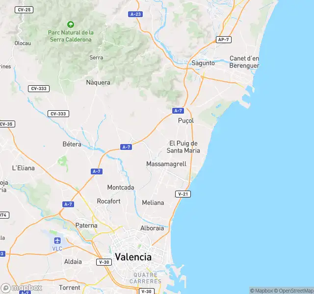 Vista exterior de Pis en venda en La Pobla de Farnals