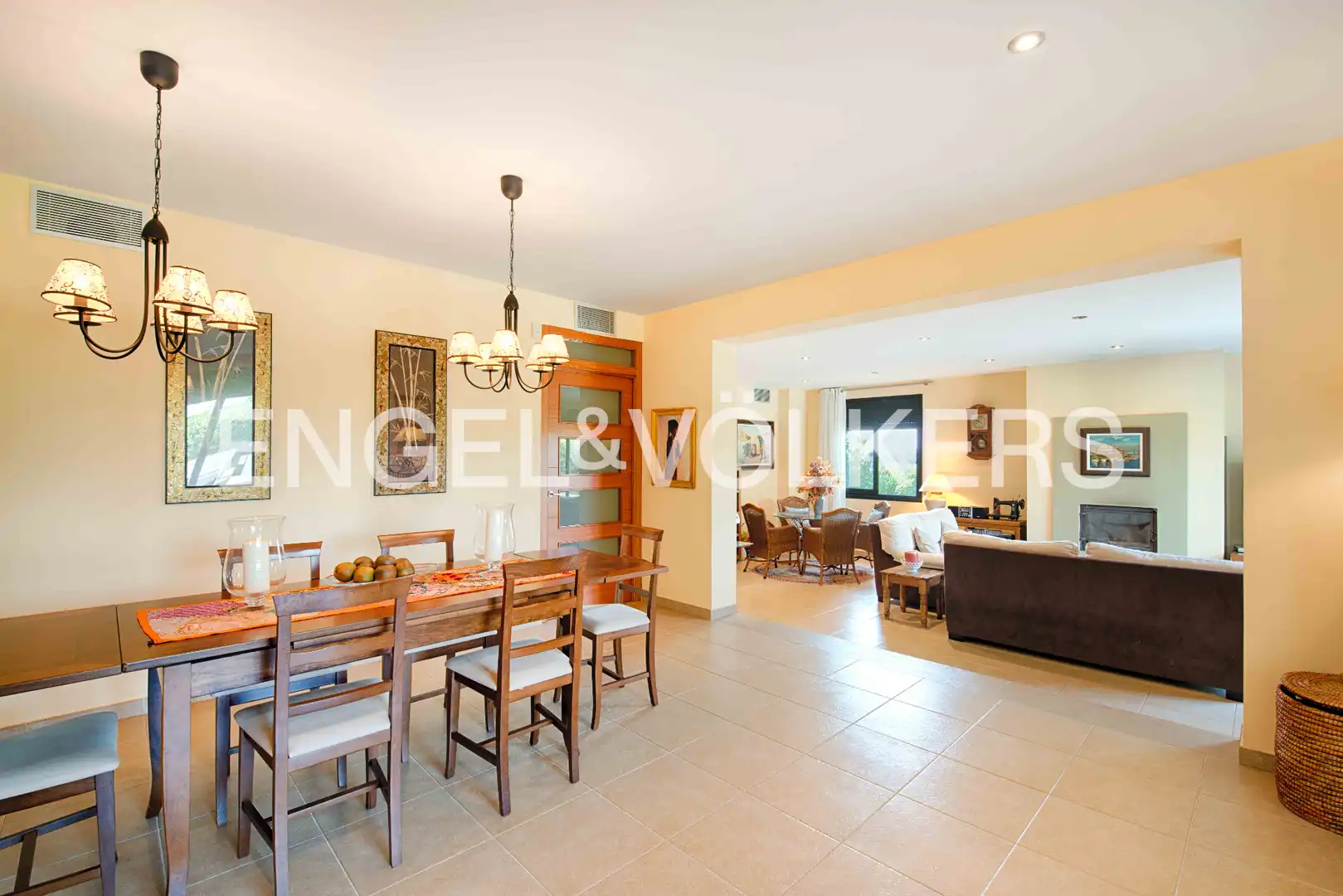 Dining room of Houses for sale in Pedret i Marzà  with Private garden, Terrace and Swimming Pool