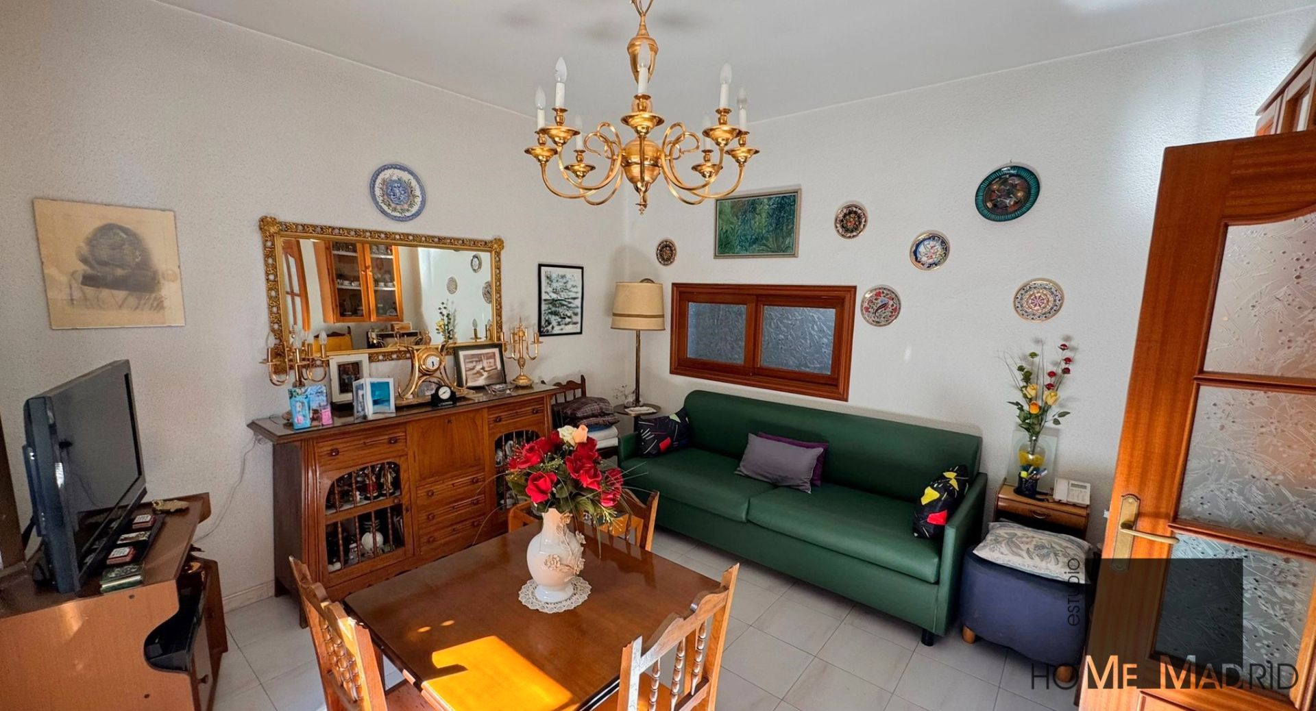 Sala de estar de Casa o chalet en venta en  Madrid Capital con Calefacción, Terraza y Trastero