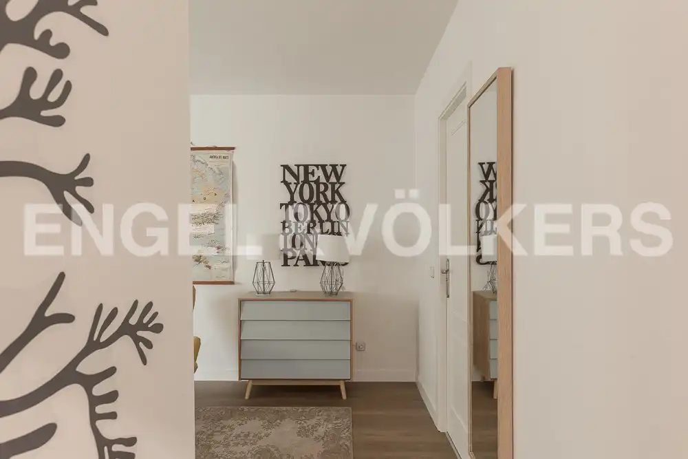 Bedroom of Flat for rent in Madrid  with Air Conditioner, Heating and Private garden