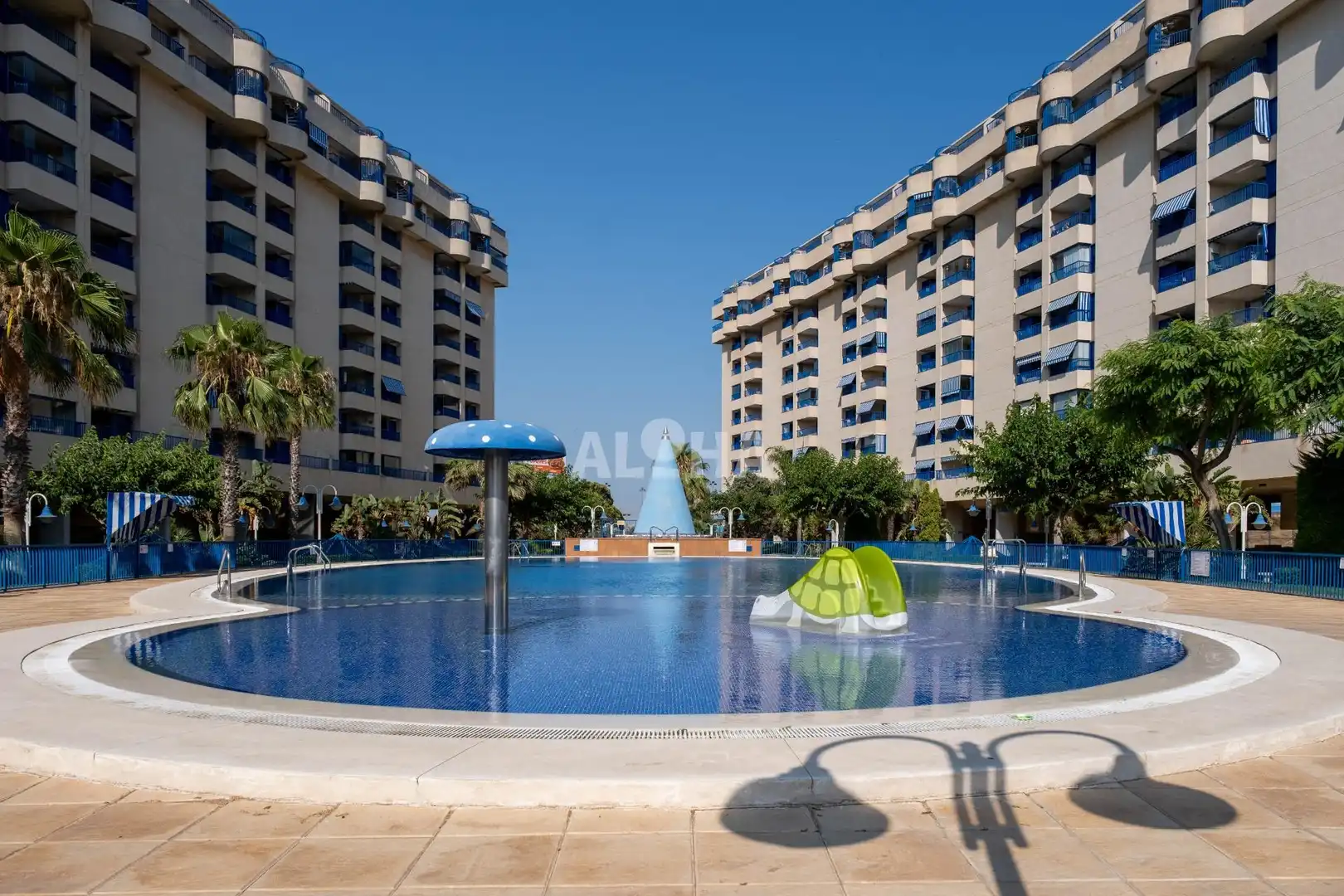 Swimming pool of Apartments for rent in Alboraya  with Air Conditioner, Heating and Private garden