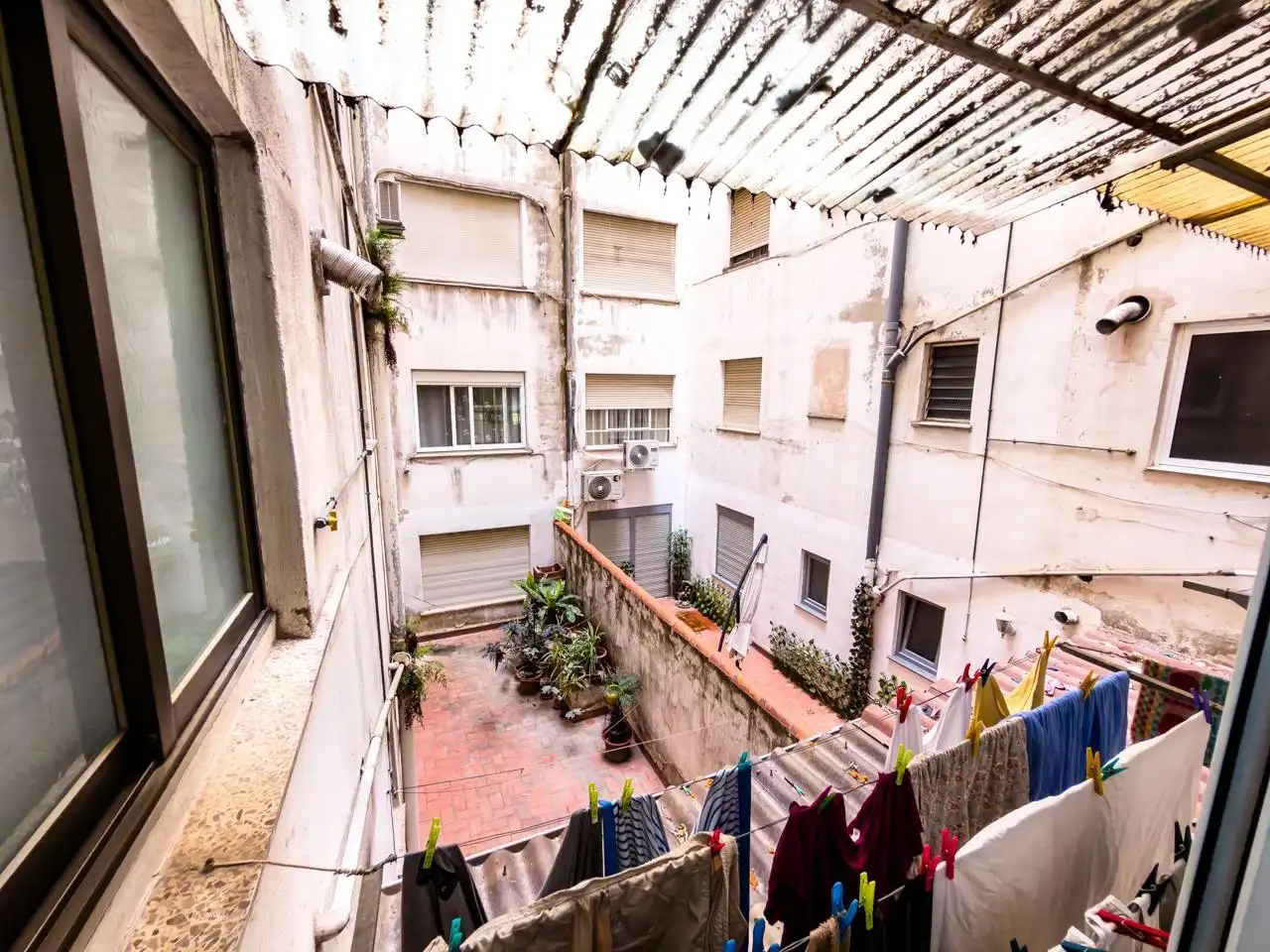 Balcony of Flat for sale in Canals  with Air Conditioner and Balcony
