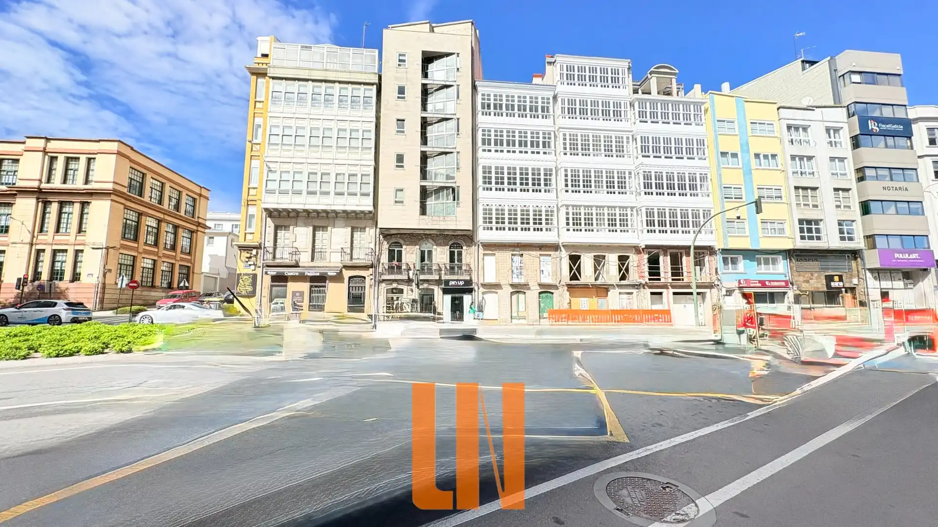 Vista exterior de Pis en venda en A Coruña Capital  amb Calefacció, Parquet i Terrassa