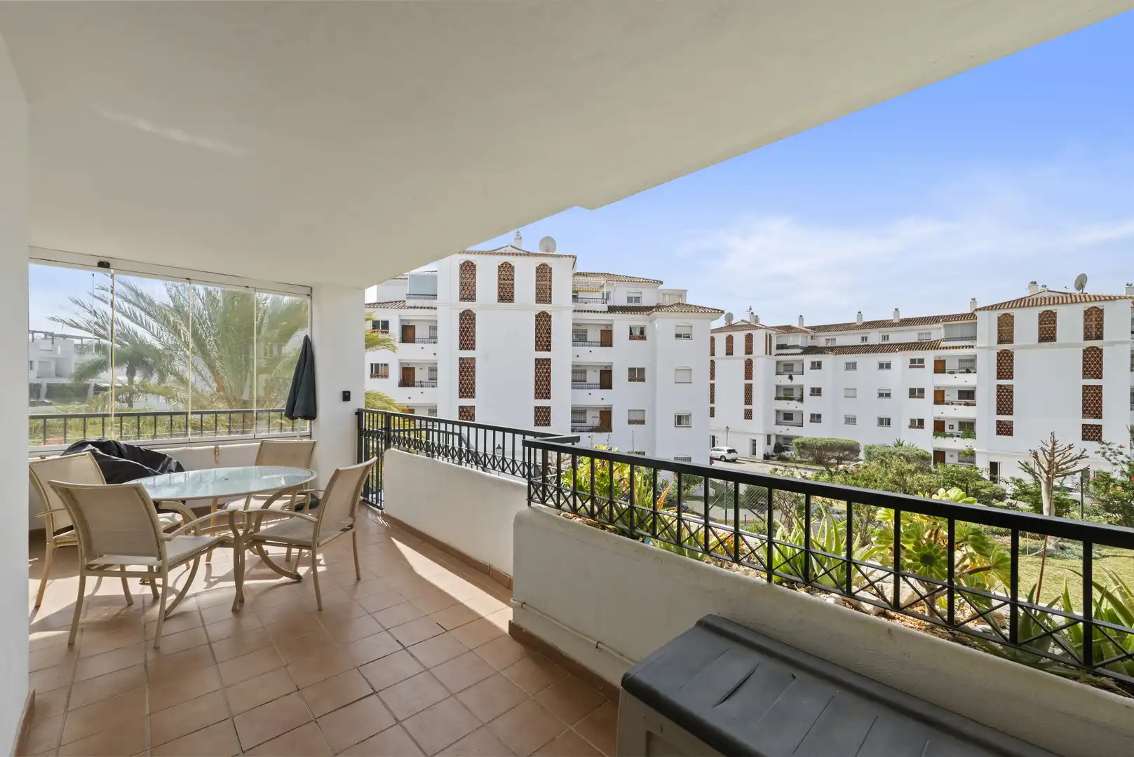 Terraza de Planta baja en venta en Mijas con Aire acondicionado, Terraza y Piscina
