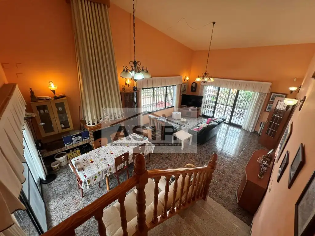 Sala de estar de Casa o chalet en venta en Alzira con Terraza y Piscina