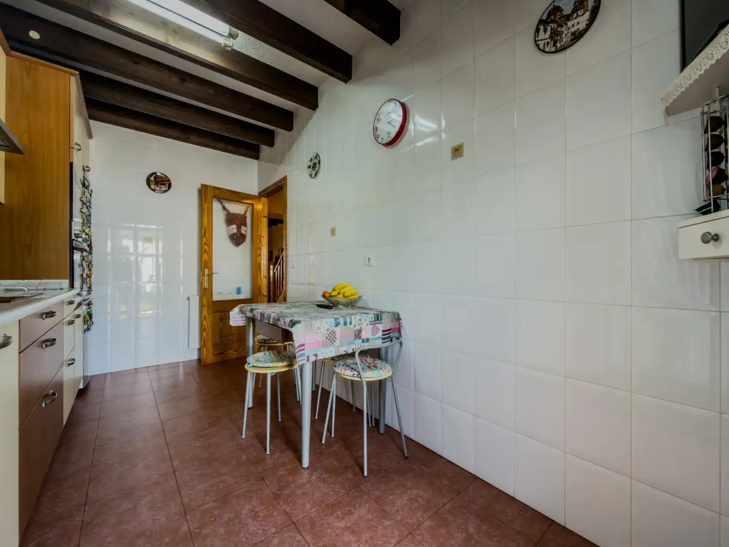 Cuina de Casa adosada en venda en Villafufre amb Calefacció i Jardí privat