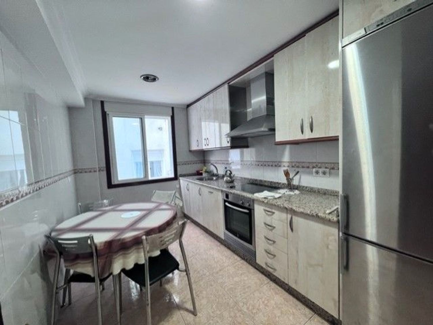Kitchen of Flat for sale in Redondela  with Parquet flooring, Terrace and Furnished
